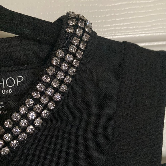 Topshop Bodycon jewelled collar, size 4 - Picture 6 of 10